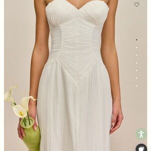 Cult Gaia Ashika Dress - Strapless white dress